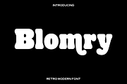 Blomry - Retro Modern Font, a Serif Font by Luna Shop (Thumbnail 1 of 4)