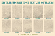 Distressed Halftone Texture Overlays, a Texture Graphic by Brian Ritter Design (Thumbnail 7 of 11)
