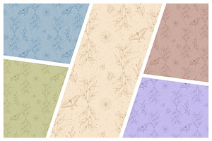 Soft Garden Seamless Pattern