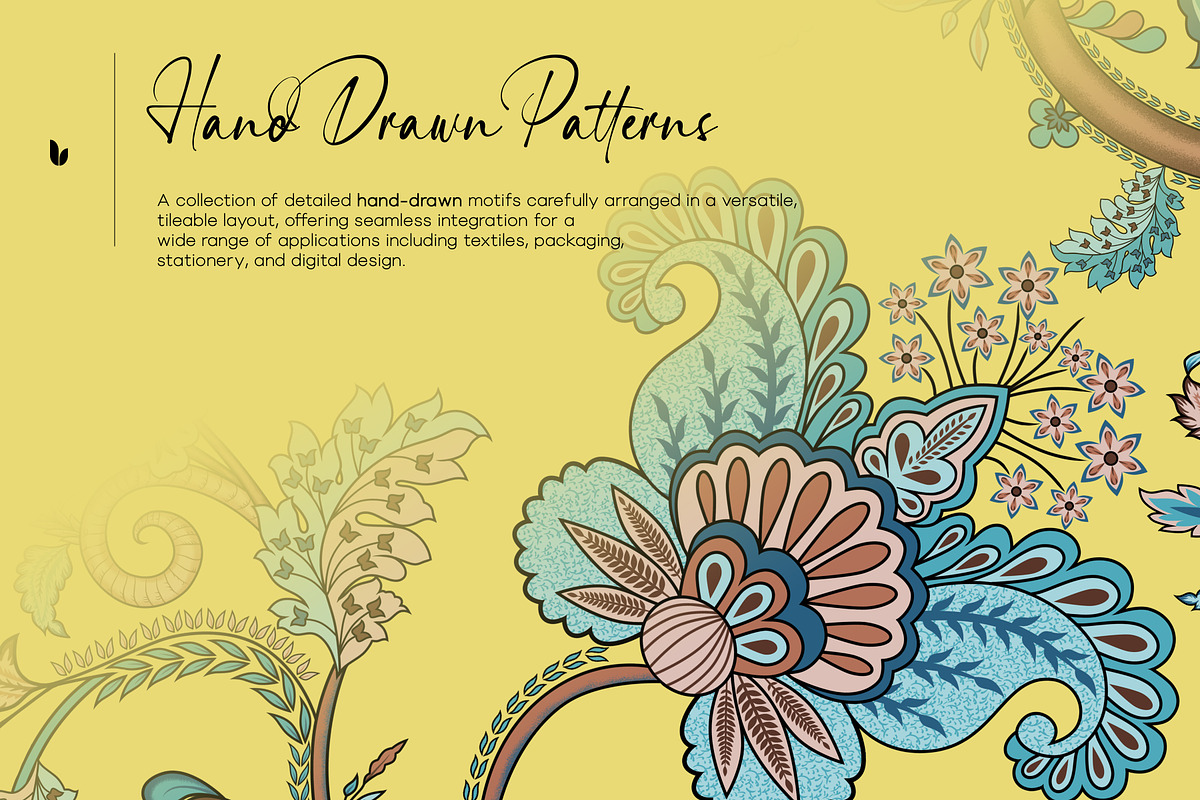 Persian Azure Traditional Patterns, a Pattern Graphic by LEAFure (Photo 8 of 12)