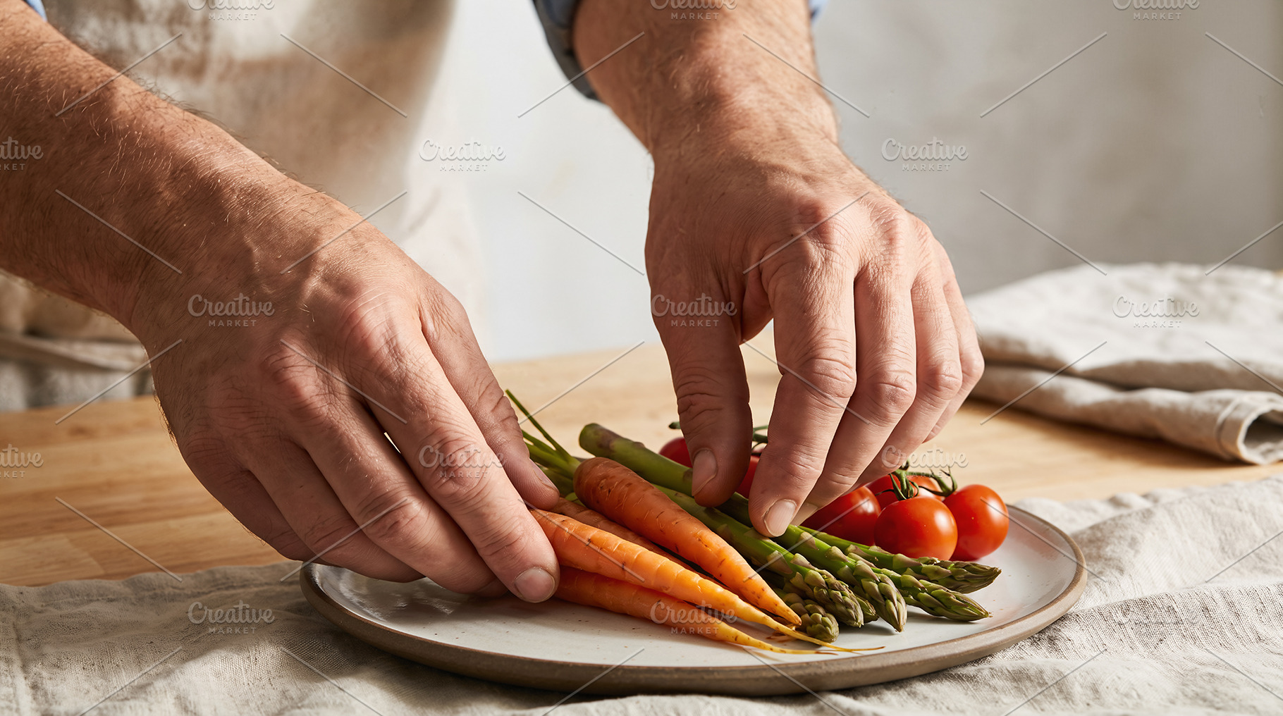 vegan, healthy food, a Person Photo by itakdalee