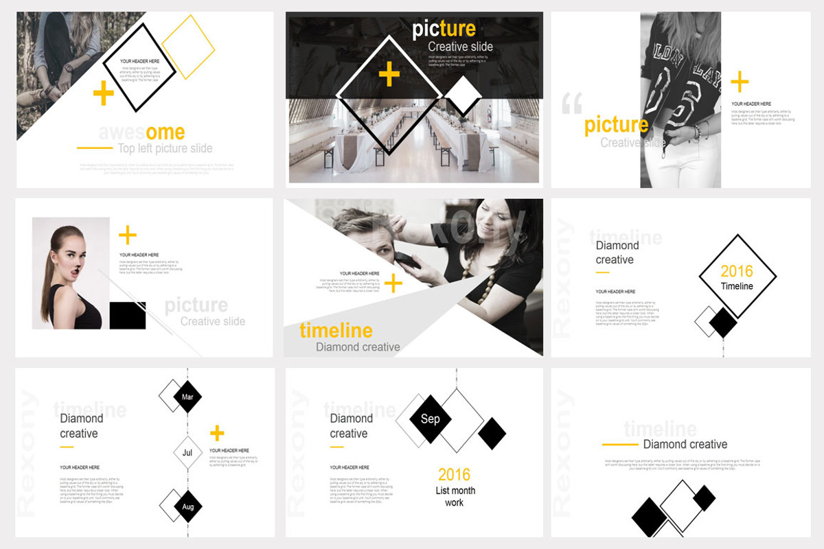 Rexony Creative Powerpoint Template, a Presentation Template by SlideBester (Photo 6 of 8)
