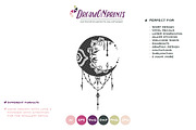 Crescent Moon SVG | Halloween SVG, an Illustration by DreamONprints (Thumbnail 2 of 2)