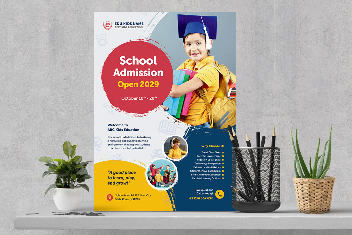 Education Flyer Template, a Flyer Template by Boostock (Photo 4 of 4)