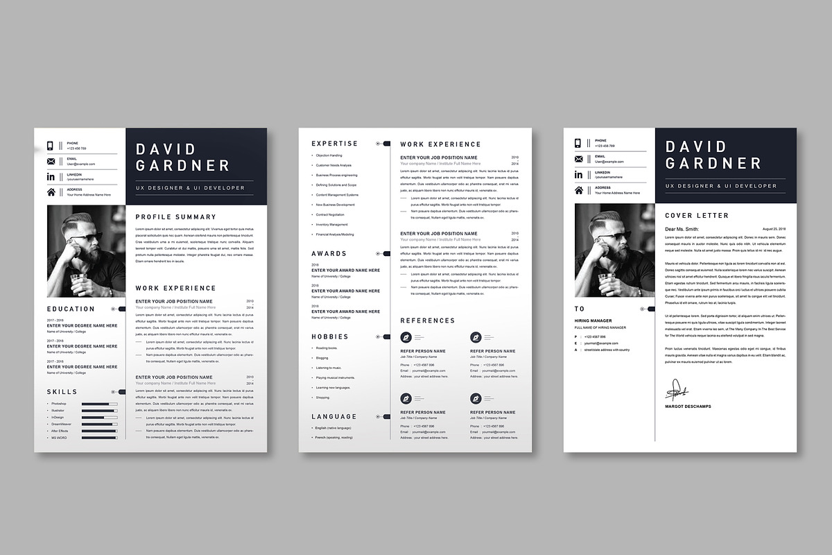 JOB WINNING RESUME - 50 TEMPLATES, a Resume Template by ResumeInventor (Photo 33 of 184)