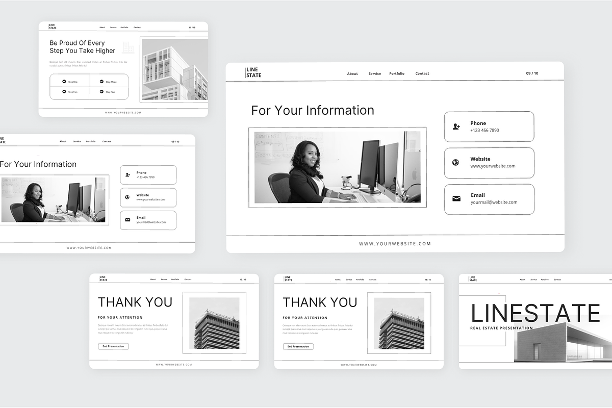 Real Estate Presentation GoogleSlide, a Presentation Template by SquidPixey (Photo 4 of 6)