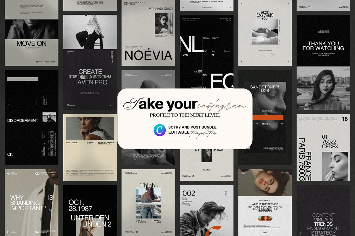Social Media Story & Post Bundle, a Social Media Template by Prapti Design (Photo 5 of 9)