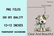 Whimsical Summer Dogs Clipart Bundle, an Illustration by SVGArt (Thumbnail 6 of 9)