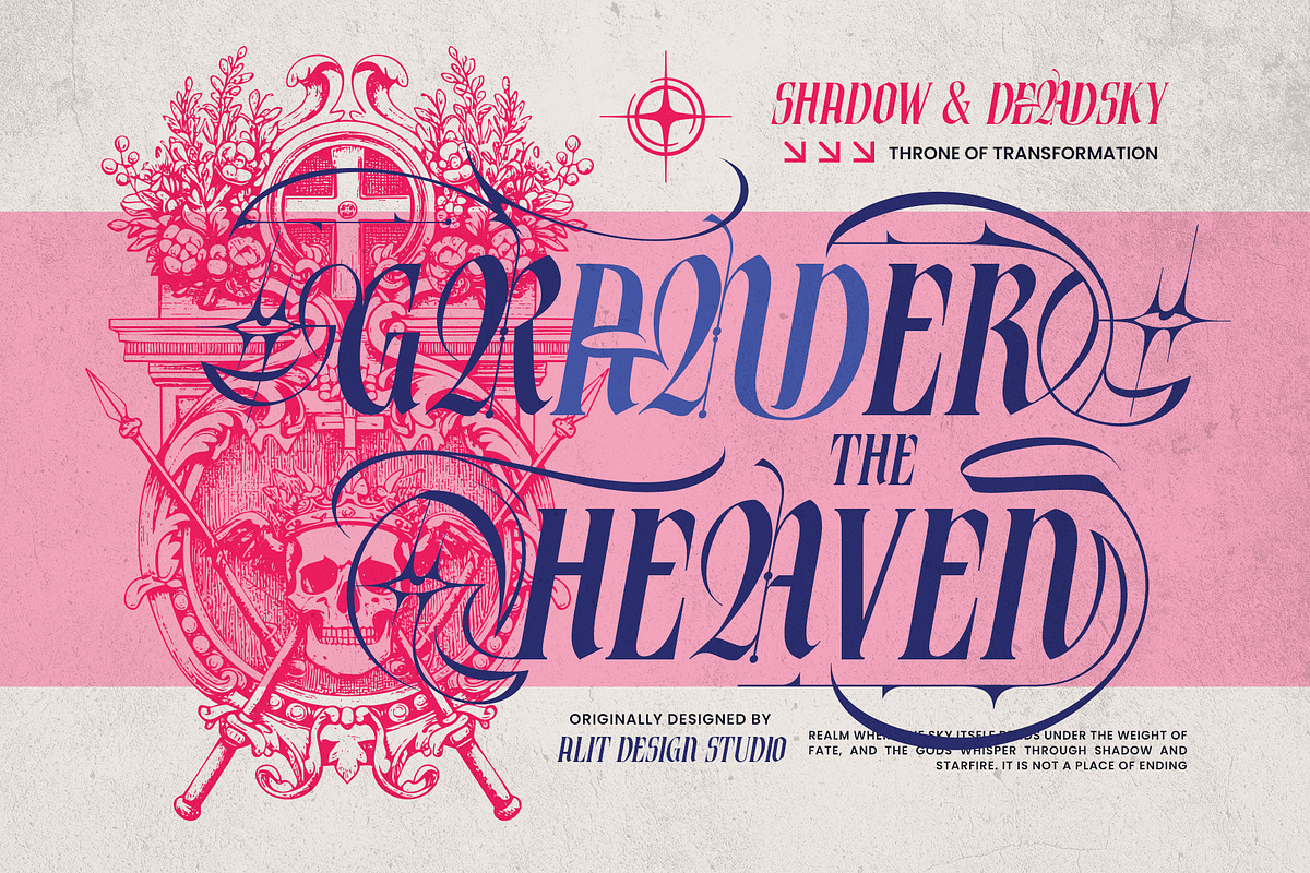 Bromora Typeface, a Blackletter Font by alit design (Photo 3 of 20)