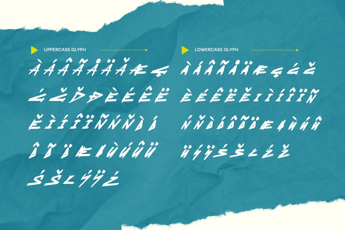 Zerowax - Tech Textured Font, a Handwritten Font by Dhabee (Photo 5 of 12)