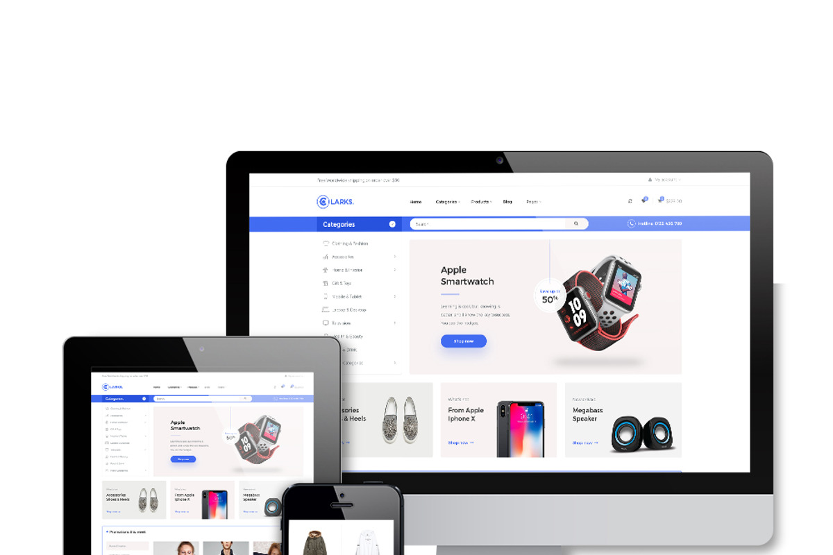 LEO CLARK –GADGETS AND DIGITAL STORE, a Bootstrap Template by LeoTheme (Photo 2 of 9)