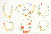 Wildflower garden retro flowers, a Decorative Illustration by Yuliya Derbisheva (Thumbnail 8 of 12)