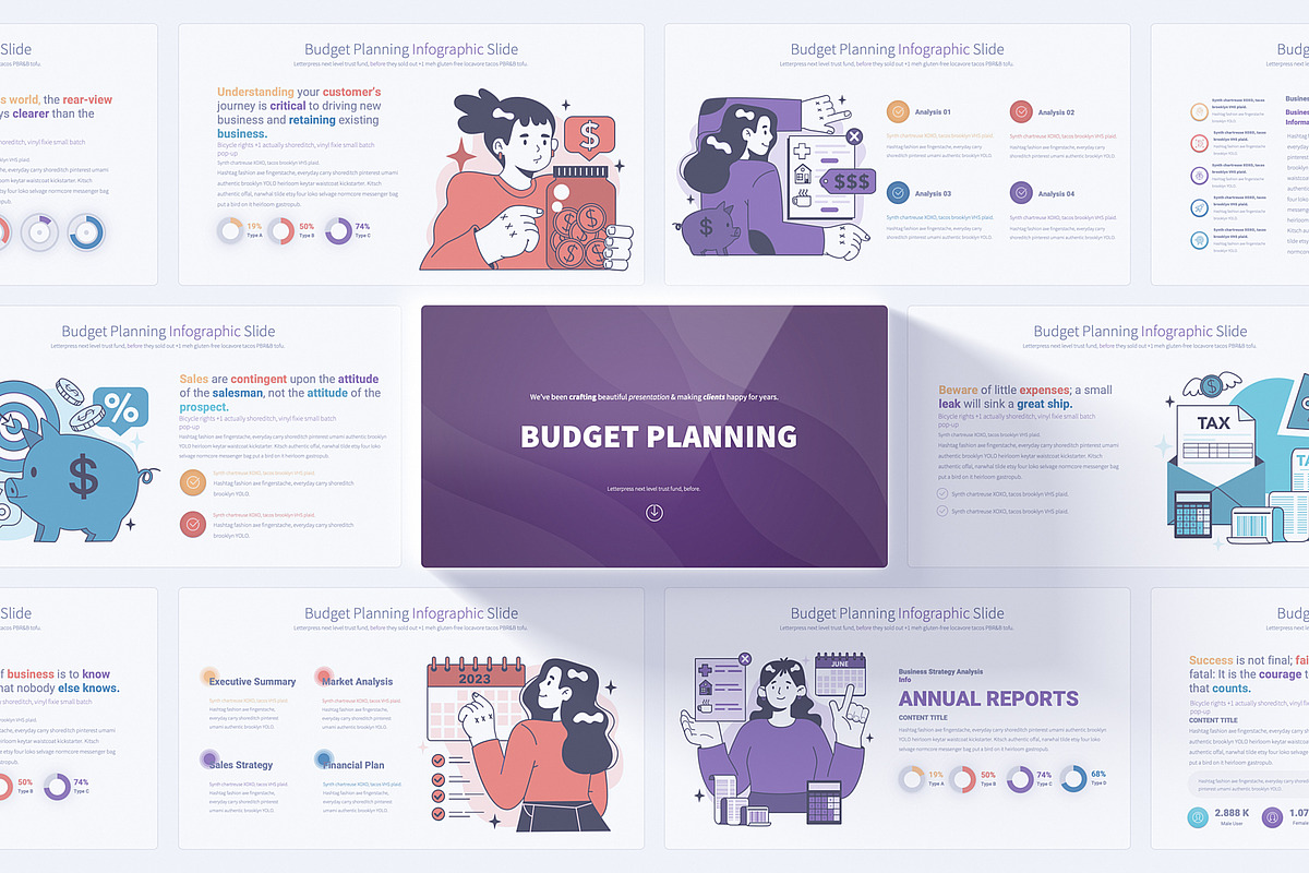 Budget Planning PowerPoint Template, a Presentation Template by Pulsecolor