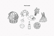 La Dolce Vita: Italian Clipart, a Food Illustration by Victoruler (Thumbnail 2 of 9)