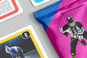 Trading Cards Mockup v2 - 9 views, an Advertising Mockup by Illusiongraphic (Thumbnail 14 of 20)