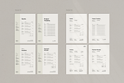 Invoice, Timeline, Quote & Receipt, a Stationery Template by Hannah Bacon Design (Thumbnail 2 of 4)