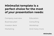Minimalist PowerPoint & GS, a Presentation Template by HuskyHouse (Thumbnail 2 of 10)