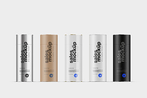 Low Paper Tube Mockup