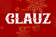 Clauz Font, a Sans Serif Font by Runsell Studio (Thumbnail 1 of 4)