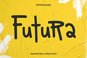 Futura - Handwritten Urban Font, a Sans Serif Font by Luna Shop (Thumbnail 1 of 5)