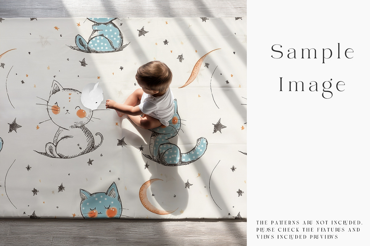 Baby Playmat Mockups 2 Shapes, a Product Mockup by mock-ups (Photo 47 of 50)