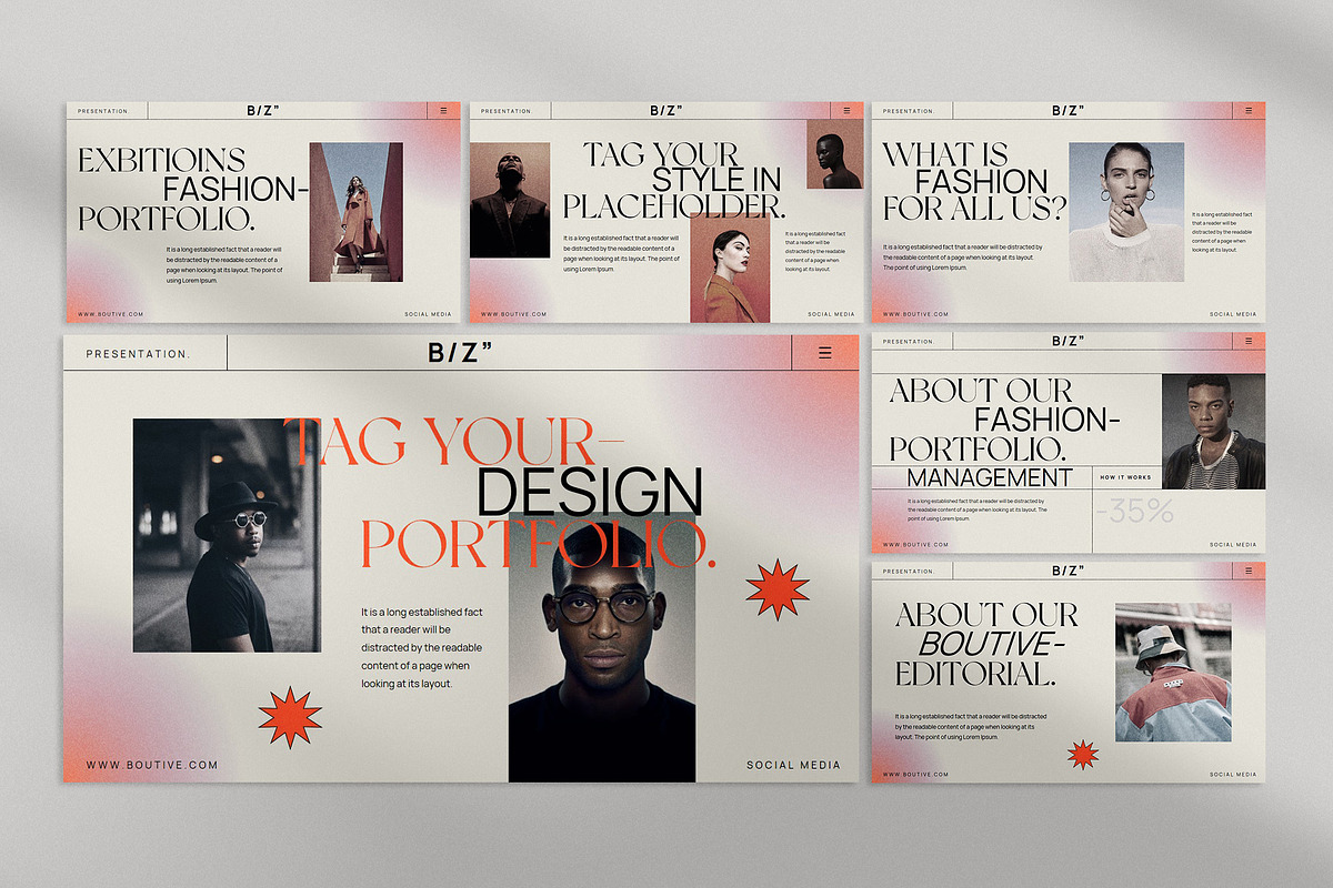 Boutive Powerpoint Presentation, a Presentation Template by slidenotion (Photo 6 of 7)