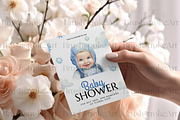 Blue Baby Shower Clipart, Its a Boy, a Decorative Illustration by BrushstrokeArtGB (Thumbnail 9 of 9)