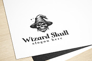 Wizard Skull Logo, a Branding & Logo Template by Pixes (Thumbnail 2 of 2)