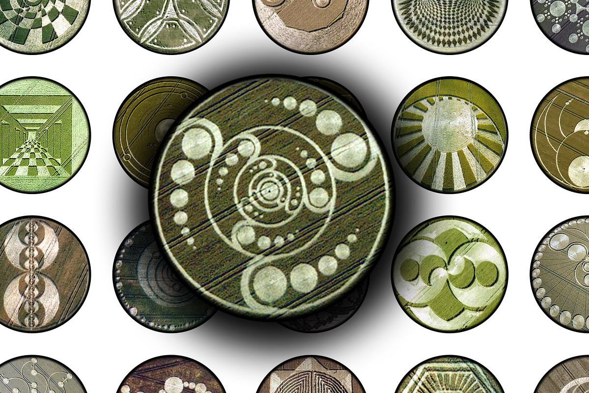 Digital Collage Sheet - Сrop Сircle, a Print Template by Kseniya-Omega (Photo 1 of 3)