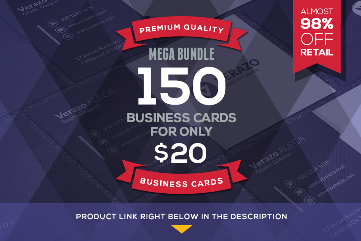 Bold & Modern Business Card, a Business Card Template by Verazo (Photo 4 of 4)