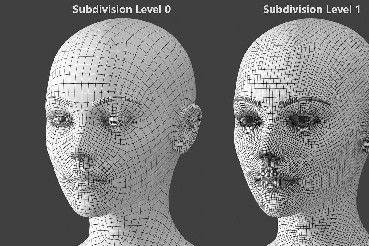 Stylized Female 01 T-Pose Base Mesh, a Characters & Person 3D Model by VK Studio (Photo 22 of 28)