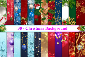 Christmas Background, a Decorative Illustration by Digital Studio