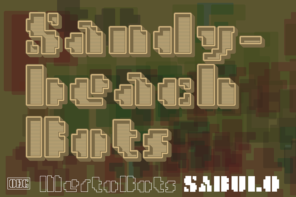 MetroBots Chrome, a Font by Our House Graphics Inc. (Photo 7 of 16)