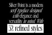 Silver Point–Elegant Editorial Serif, a Serif Font by Issam Type (Thumbnail 2 of 21)