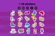 Cute Kawaii Sock, an Object Illustration by Palau (Thumbnail 12 of 12)