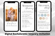 Wedding party itinerary invitation, a Design Template by EvaTemplates (Thumbnail 4 of 5)
