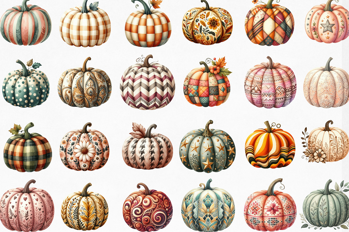 Pumpkin with Pattern Sublimation, an Illustration by Designking (Photo 2 of 4)
