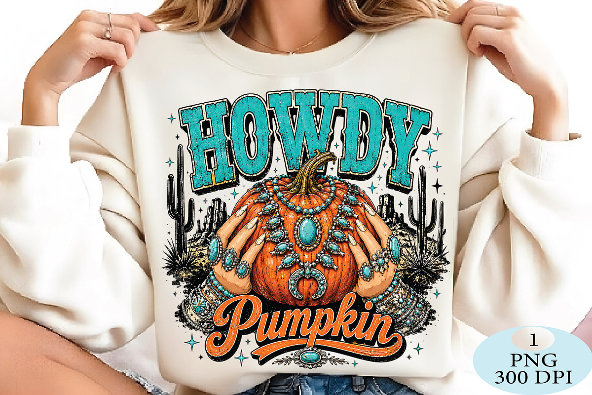 Howdy Pumpkin Png, a Seasonal Illustration by Daily.Designs (Photo 2 of 5)