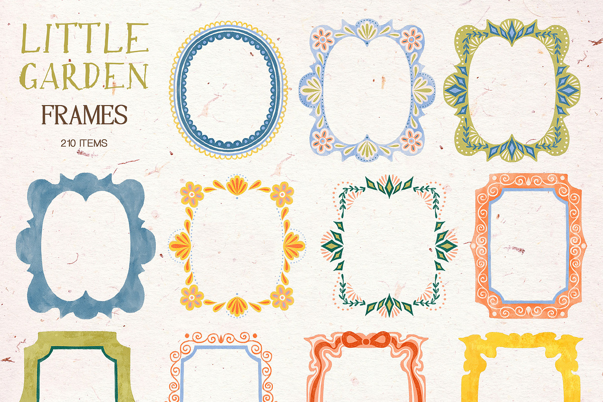 Little Garden | Frames Clipart, an Object Graphic by GVGraphics (Photo 7 of 12)