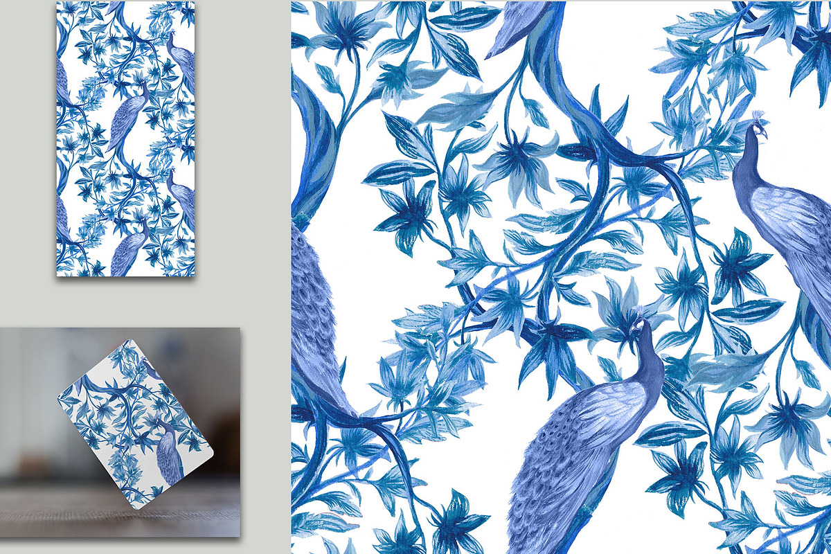 9 JPG/ Classic flower, Chinoiserie, a Pattern Graphic by Theraphosath (Photo 6 of 12)