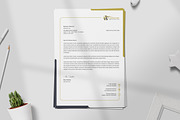 Clean Letterhead Word, a Stationery Template by ResumeDevisers (Thumbnail 3 of 7)
