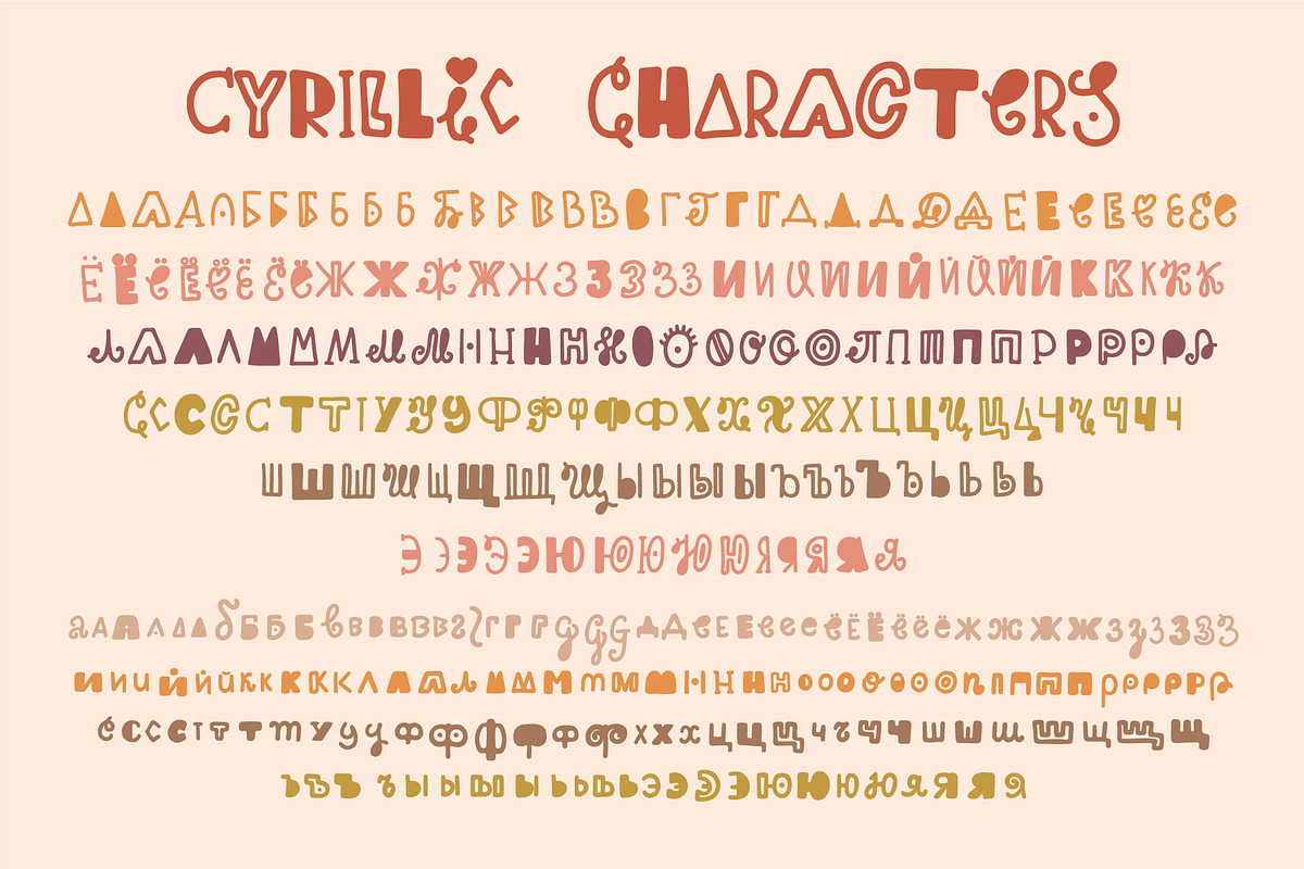Darling Playful Font, a Font by Anna Zakharchenko (Photo 17 of 18)