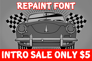 Intro Sale Repaint & Repair Font