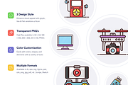 Computer Hardware Icons, a Duotone Icon by Brickclay (Thumbnail 2 of 9)