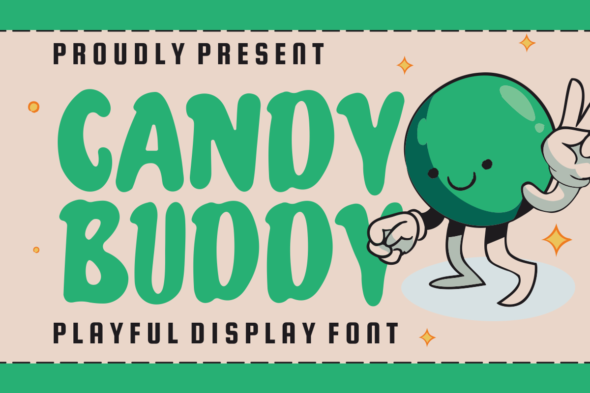 Candy Form Display Font, a Font by PutraCetol Studio (Photo 1 of 5)