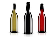 Wine bottle. Mock-up set., a Product Mockup by Nomber_86 (Thumbnail 6 of 8)