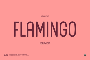 Flamingo Display Font