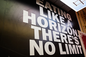 Bold typography featuring an inspirational quote on a dark modern background, a Photo by AS photostudio
