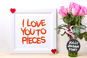 JOLLY JIGSAW | Jigsaw Puzzle Font, a Font by Little Type Factory (Thumbnail 2 of 8)