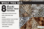 Realistic Animal Print Patterns, a Pattern Graphic by Lindy_doodle (Thumbnail 2 of 11)